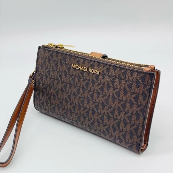 Michael Kors Large Double Zip Wallet Wristlet - Picture 2 of 11